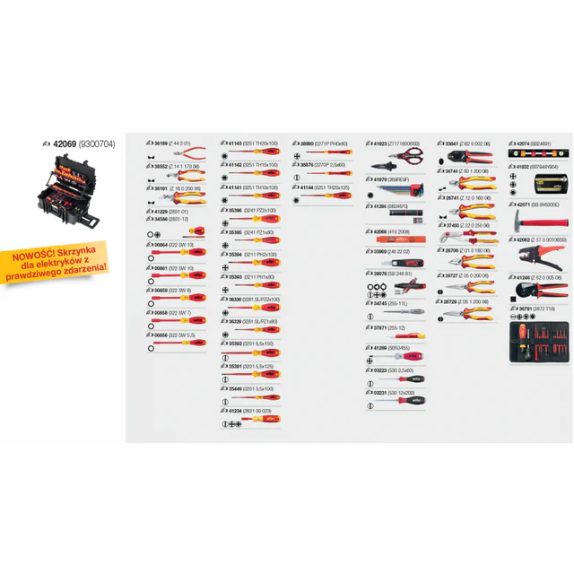 Wiha Competence XXL2 Electrician Toolset WHA-42069