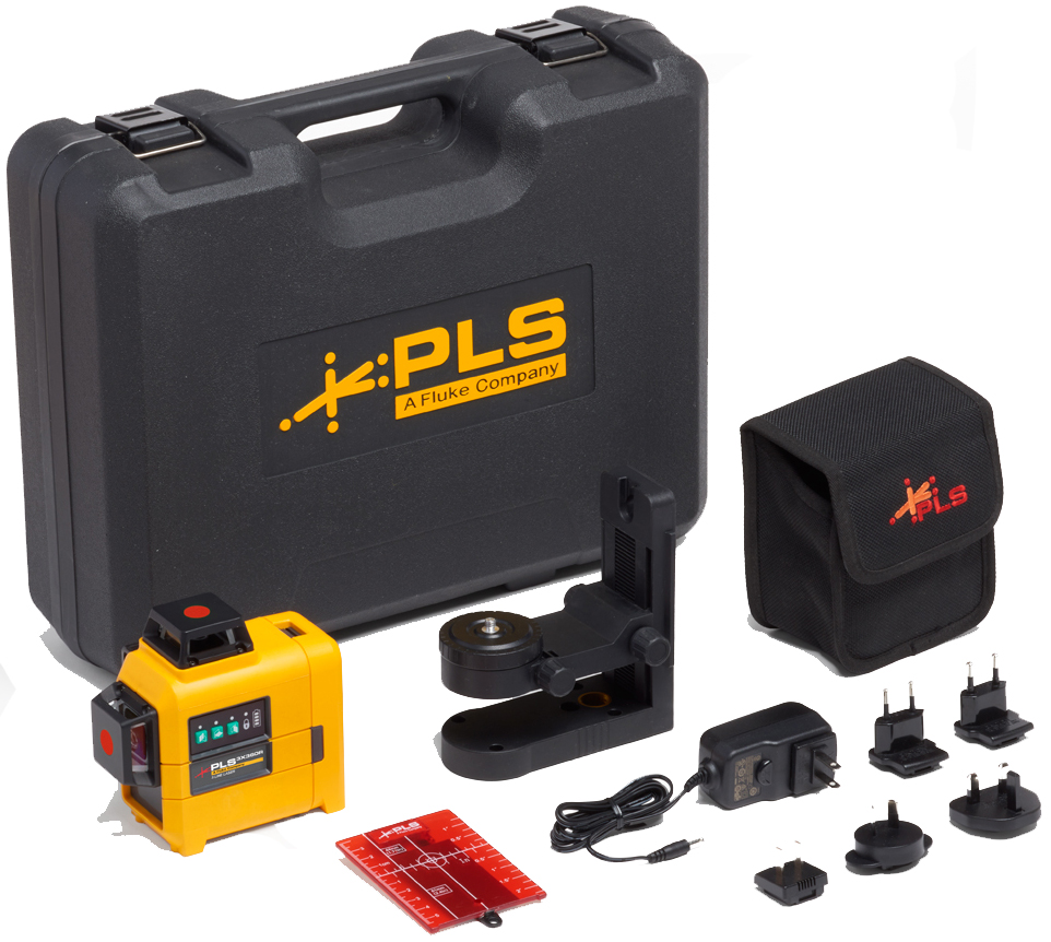 Fluke PLS 3x360R Three-plane Laser Level Kit RED 5114127