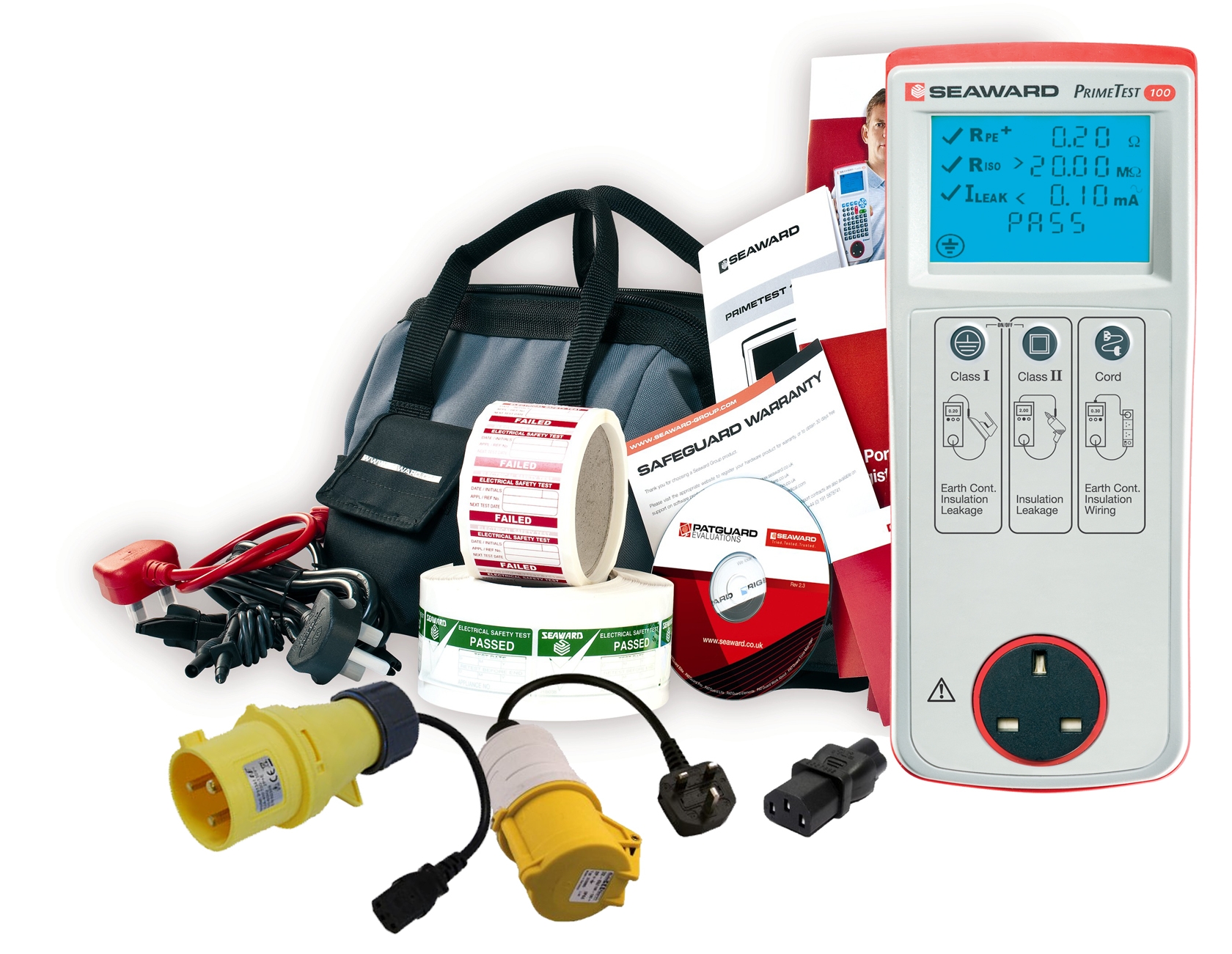 Seaward PrimeTest ISSWWW PT100 PAT Kit 344A940