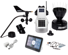 Davis Wireless Vantage Pro2, 24 hour fan aspirated radiation shield and WeatherLink console - 6253